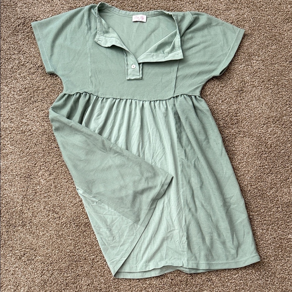 Pink Lily Sage Textured Top
